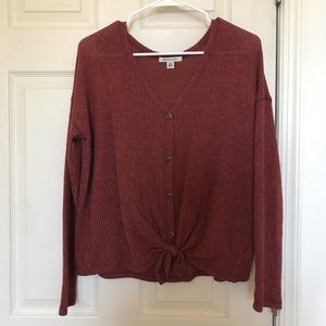 American Eagle Tie-Front Shirt